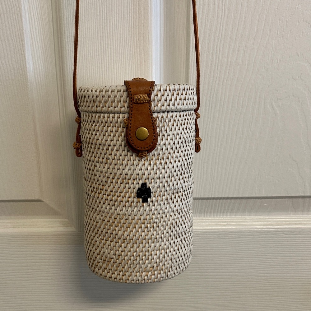 Poppy + Sage Woven Cylinder Purse